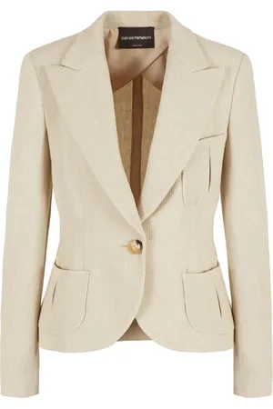 Emporio Armani Linen-blend blazer