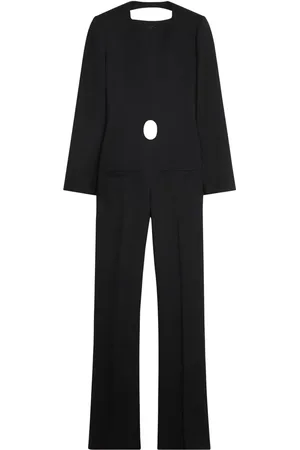 Courrèges Open-back virgin wool jumpsuit