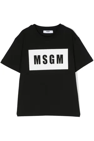 Msgm Logo-print cotton T-Shirt