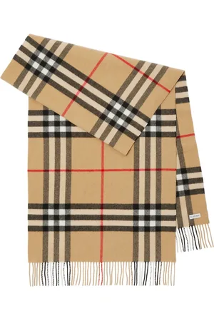 Burberry Nova-check cashmere scarf