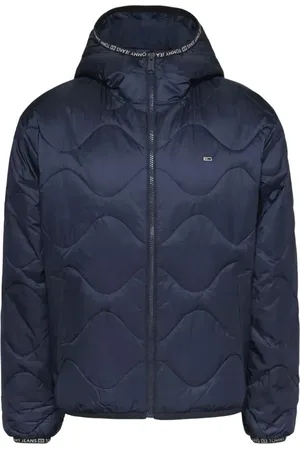 Tommy Hilfiger Quilted tape hooded puffer jacket