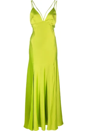 Pinko Open-back satin gown