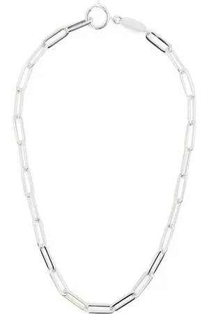 FEDERICA TOSI Polished-effect cable-knit necklace