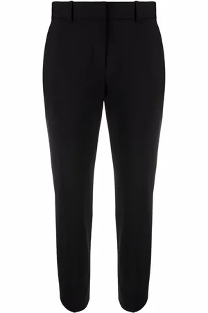 THEORY Mid-rise cropped trousers