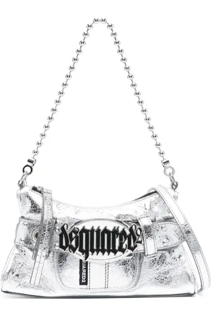 Dsquared2 Gothic logo-plaque clutch bag