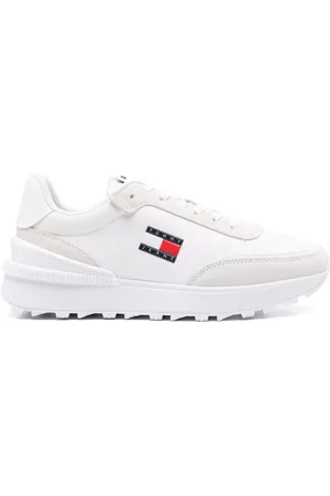 Tommy Hilfiger Logo-patch canvas sneakers