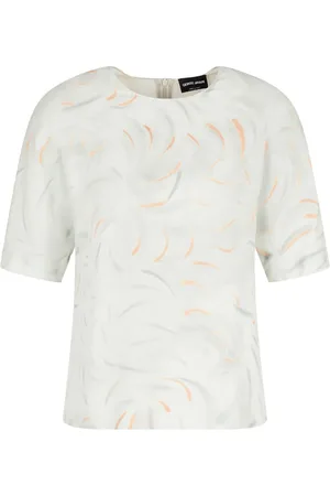 Giorgio Armani Mulberry-silk T-shirt