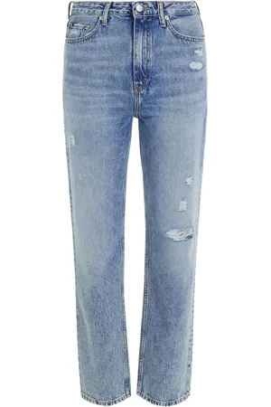 Tommy Hilfiger Ripped-detail jeans