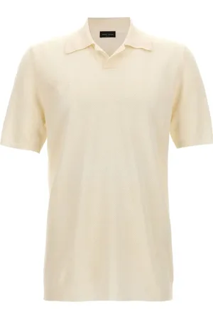 Roberto Collina Linen polo shirt