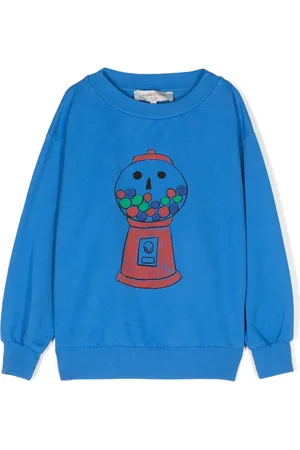 Weekend House Kids Illustration-print cotton sweatshirt