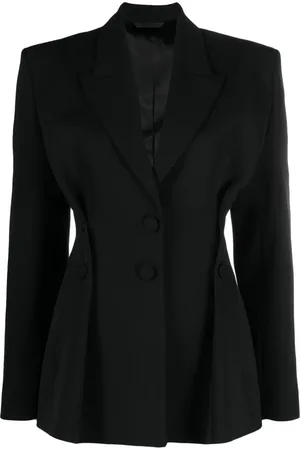 Givenchy Pleated wool single-breasted blazer