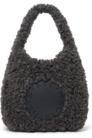 Stella McCartney Small logo Plush teddy tote bag