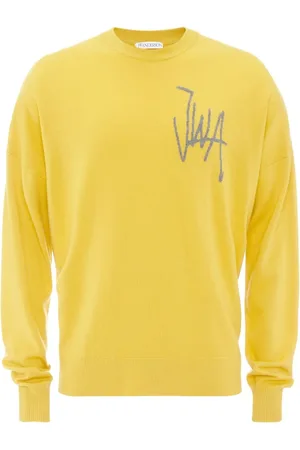 J.W.Anderson Logo-intarsia merino-wool jumper