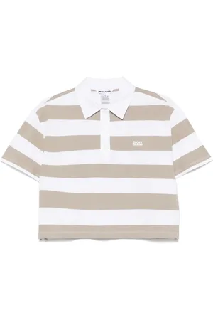 DKNY Striped polo top