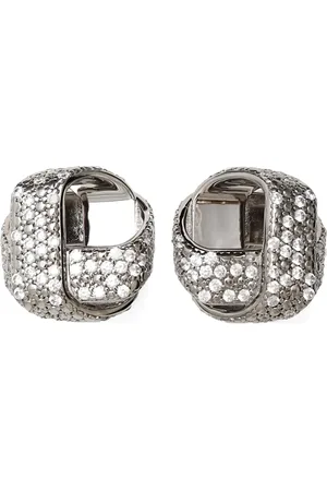 Jil Sander Crystal-embellished earrings