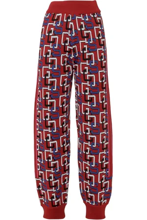 GCDS Logo-intarsia track pants