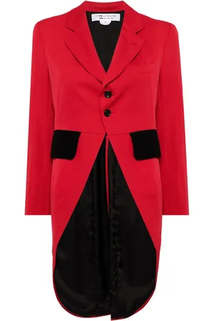 Comme des Garçons High-low single-breasted blazer
