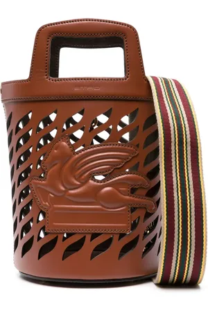 Etro Coffa leather tote bag