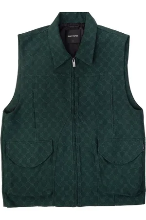 Daily paper Benji monogram zip-up vest