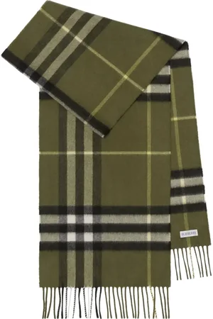 Burberry Checked cashmere scarf