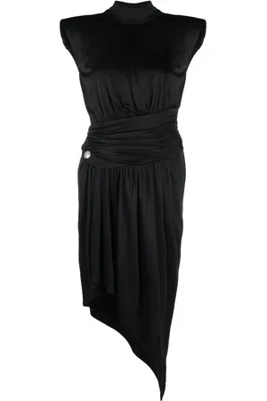 Philipp Plein Roll-neck asymmetric dress