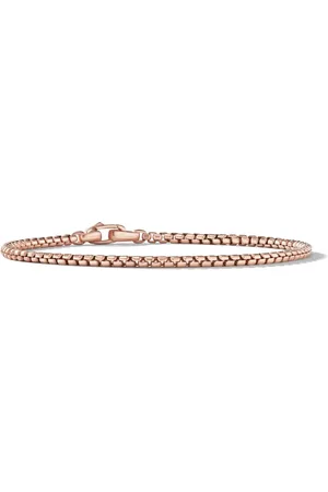David Yurman 18kt rose gold Box Chain bracelet (2.7mm)