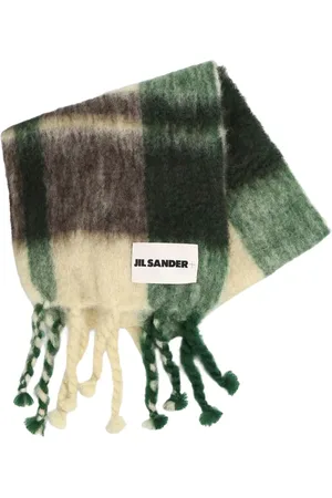 Jil Sander Printed wool scarf