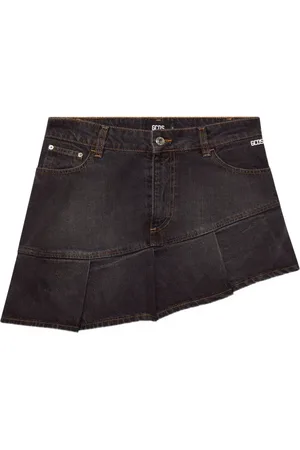 GCDS Denim mini skirt