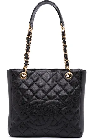 CHANEL 2011 Petite Caviar Shopping Tote shoulder bag