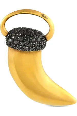 Pomellato 18K yellow Victoria diamond pendant charm