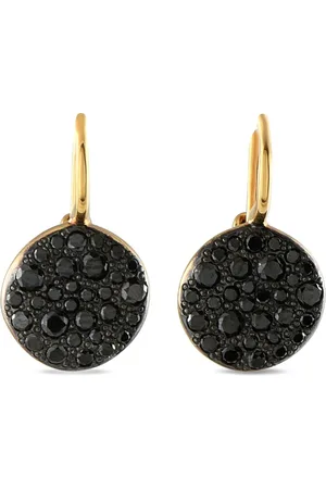 Pomellato 18K yellow Sabbia diamond earrings