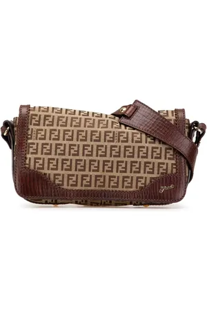 Fendi 2000-2010 Zucchino Canvas shoulder bag