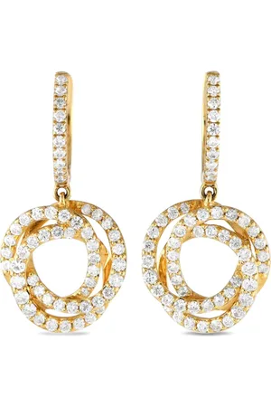 LB Exclusive 18K yellow diamond drop earrings