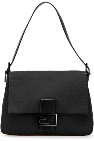 Fendi 2000-2010 Zucchino Canvas Mamma Forever shoulder bag