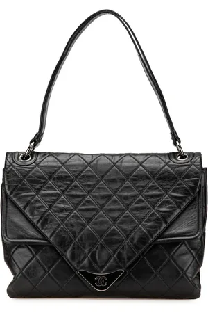 CHANEL 2006-2008 Quilted Lambskin Padded Envelope Double Flap shoulder bag