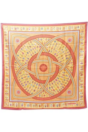 Hermès 2010s Donner La Main scarf