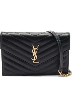 Saint Laurent 2010s Cassandre chain wallet