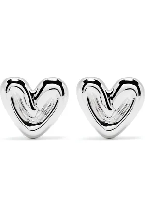 Missoma Puffy Heart-stud earrings