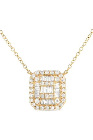 LB Exclusive 14K yellow diamond necklace