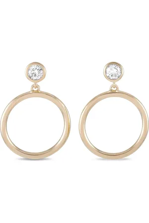 LB Exclusive 14kt yellow diamond earrings
