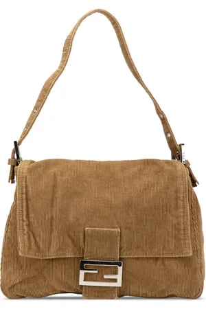Fendi 2010-2024 Corduroy Mamma Forever shoulder bag