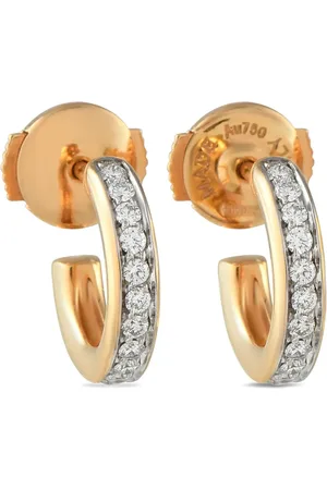 Pomellato 18K yellow diamond earrings