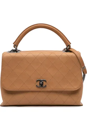CHANEL 2016-2017 Large Calfskin Stitched Urban Luxury Top Handle Bag satchel