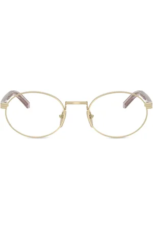 Prada PRB55V oval-frame glasses