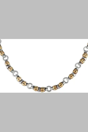 LB Exclusive 18K yellow and silver necklace