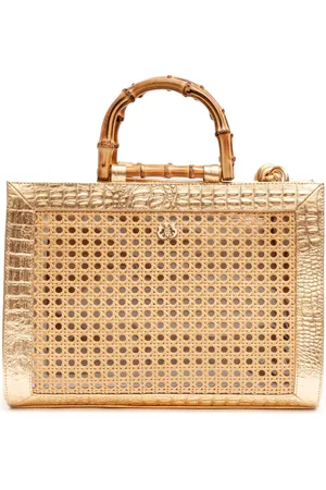 Isla Ibiza Large Diana bamboo-handle tote bag