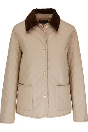 NILI LOTAN Collared quilted jacket