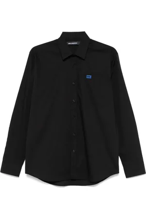 Karl Lagerfeld Logo-embroidered shirt