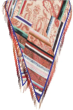 PIERRE-LOUIS MASCIA Tassel-trimmed silk scarf