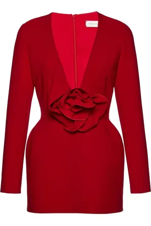 MAGDA BUTRYM Floral-appliqué dress
